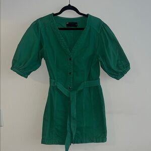 ASOS Green Button-Up Dress
